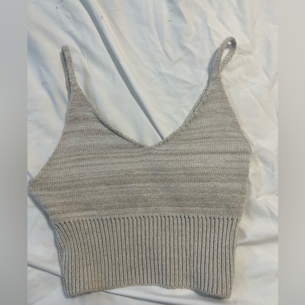 Henri Girl Cropped Sweater Tank Size Small